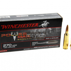 MUNITION  POWER MAX BONDED  WINCHESTER CAL.270 WSM