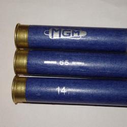 Douilles de chasse carton MGM Calibre 14mm/65 - prix pour 100 - dégressif selon quantité