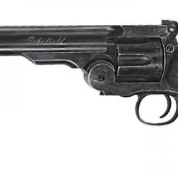 Revolver à plombs 4.5mm CO2 ASG Schofield - Canon 6'' (2,9 à 4 Joules) Noir
