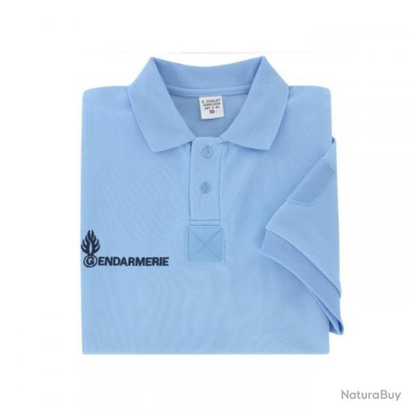 Polo GENDARMERIE bleu HOMME Allg MANCHES COURTES  (diffrentes tailles disponible)