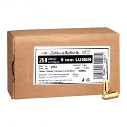 .9mm Luger, FMJ (8gr) (Calibre: .9mm Luger)