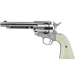 Revolver CO2 SAA 45 nickelé (Calibre: 4,50)