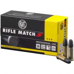 .22 Long Rifle, Rifle Match S Sport (Calibre: .22 lr.)