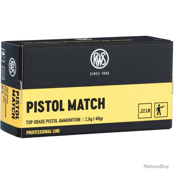 .22 Long Rifle, Pistol Match (Calibre: .22 lr.)