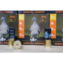 CARTOUCHES CHASSE MS SPECIAL PIGEON   CALIBRE 12 B ...
