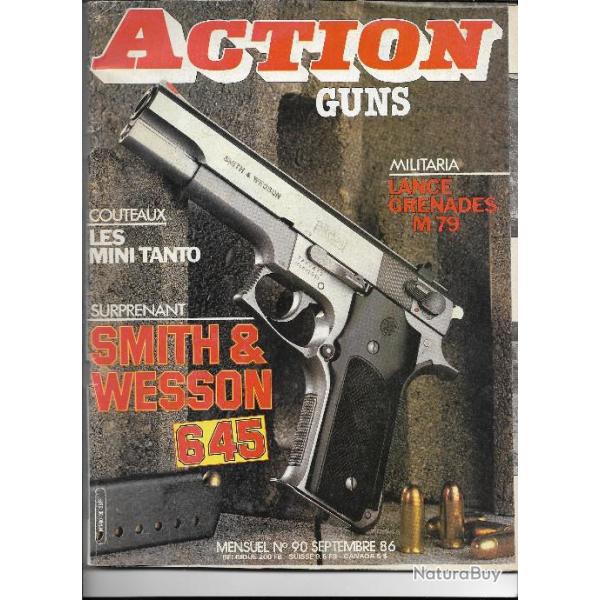 magazine action guns numero 90 sept 1986