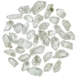 Pierres brutes pointes de cristal de roche - 2 à 4 cm - 100 grammes
