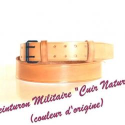 Ceinturon Militaire Boucle d'origine de l'armée française et cuir français de haute qualité ceinture
