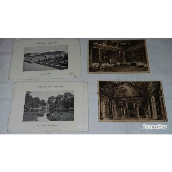 Versailles, cartes postales anciennes de livrets