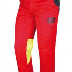 Pantalon de bûcheron SOLIDUR AUTHENTIC AUPA/AUPARE Rouge XS Normale