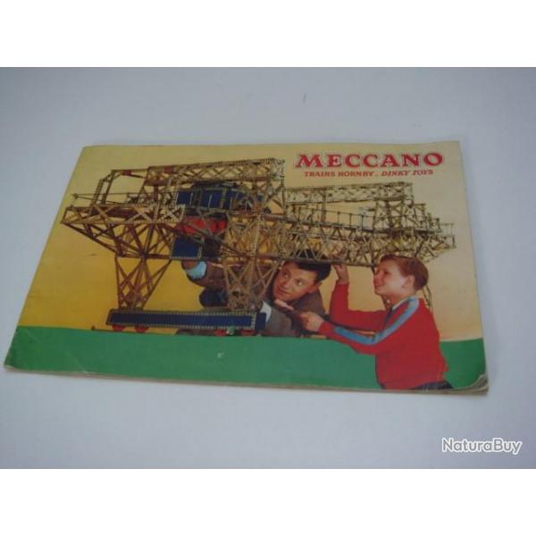 magazine Meccano et Dinky Toys format 21,5 cm x 14 cm trs bon tat 1954