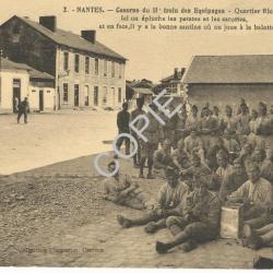 A SAISIR D'ORIGINE - Carte postale NEUVE du 11° Train des Equipages de NANTES - Quartier Richemont