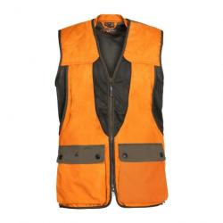 Gilet de chasse orange et kaki VERNEY CARRON GROUSE - TAILLE S