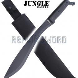 Machette Kukri Jungle Master Lame Noire Chasseur HK-1049B Repliksword