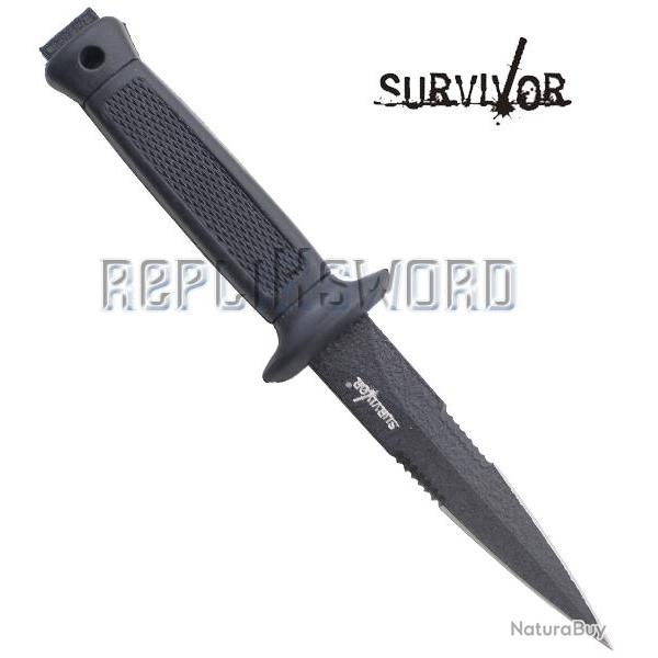 Mini Couteau de Survie Survivor Master Cutlery HK-740BK Repliksword