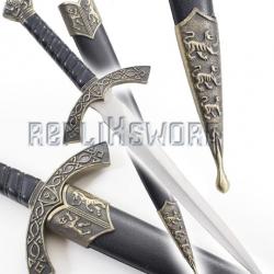 Dague Medievale Lion Couteau Moyen Age Decoration Repliksword