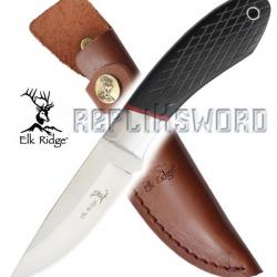 Couteau de Chasse Rustique Black Edition ER-561BK Repliksword