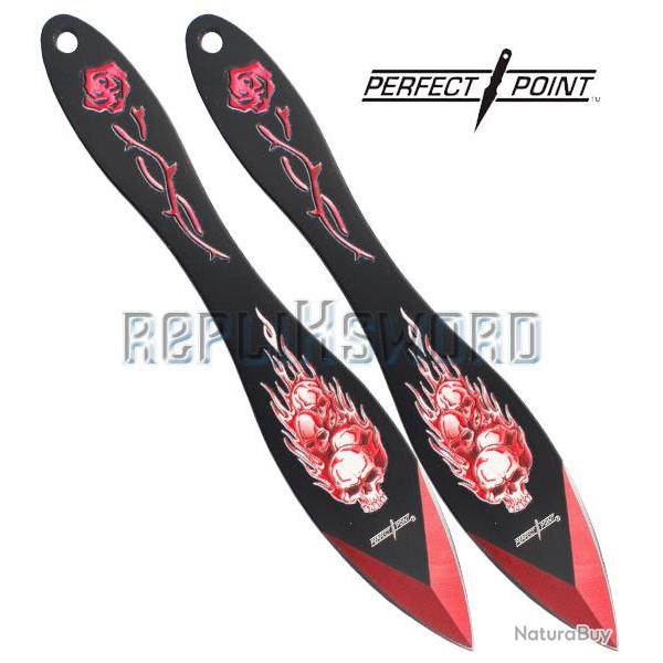 Set 2 Couteaux de Lancer Death Red Edition PP-117-2RD Repliksword