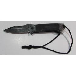couteau de poche pliant Puma Tec  , lame 9cm, manche acier et type G10