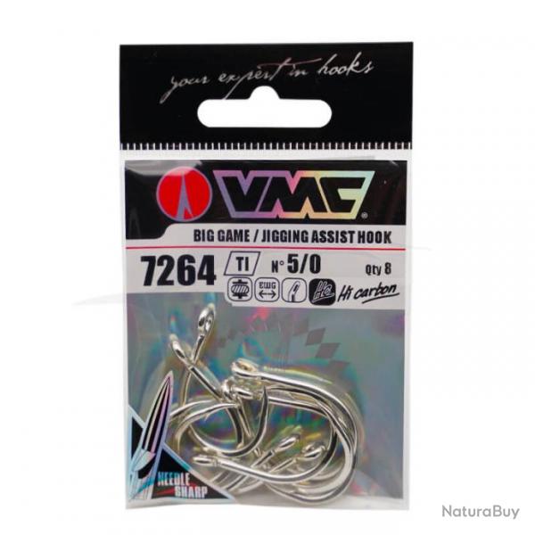 VMC 7264 Jigging 5/0 TI - tain brillant
