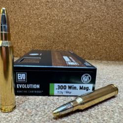 1 BOITE DE MUNITIONS RWS 300 WIN MAG EVO  11.9 gr