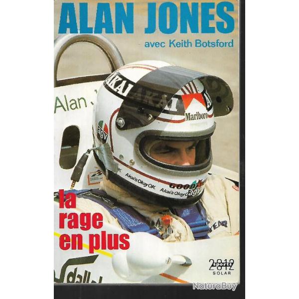 alan jones avec keith botsford la rage en plus  formule 1 , courses , comptitions