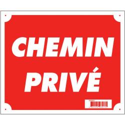 PANNEAU ''CHEMIN PRIVE'' 30 X 25 CM