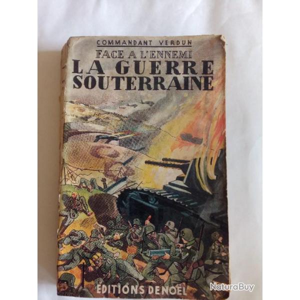 "La Guerre Souterraine"  1939 Couverture Illustre