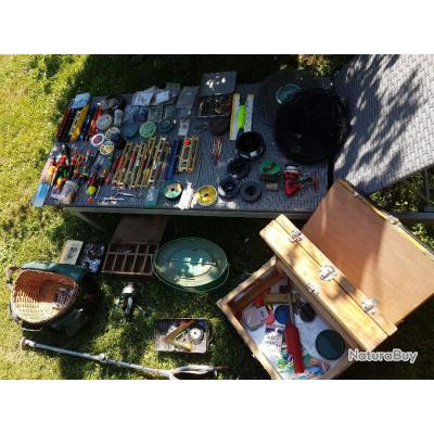 lot de materiel de peche