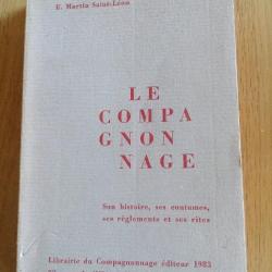 "Le compagnonnage" 1992 E.Martin Saint-Léon  occasion