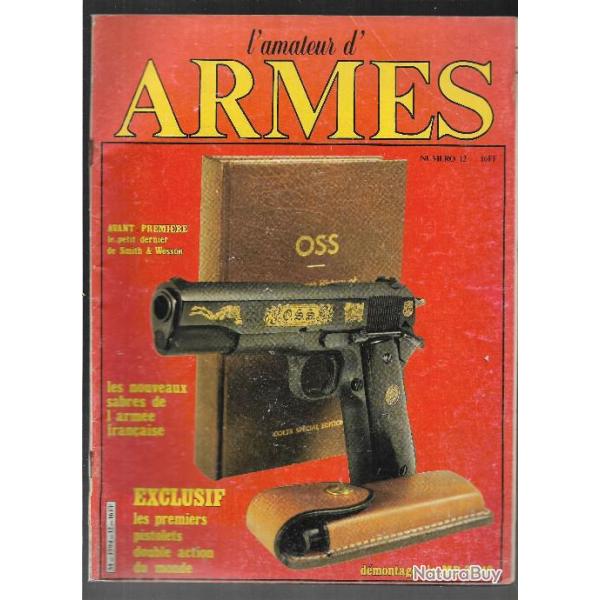 l'amateur d'armes n12 smih & wesson 559, guiseppe vitali pistolet mle 1905, armes de la mafia