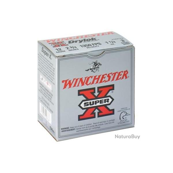 Cartouche Winchester Super X Drylok Cal. 12 35 g Acier