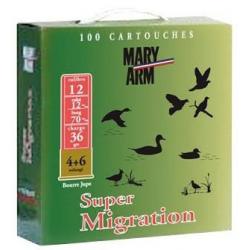 Pack 100 cart. Mary Arm Super Migration 36 / Cal. 12 - 36 g