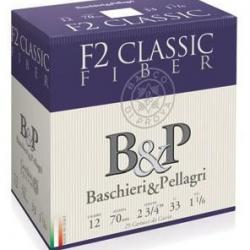 Cartouche B P F2 Classic Fiber Cal. 12 33 g Plomb