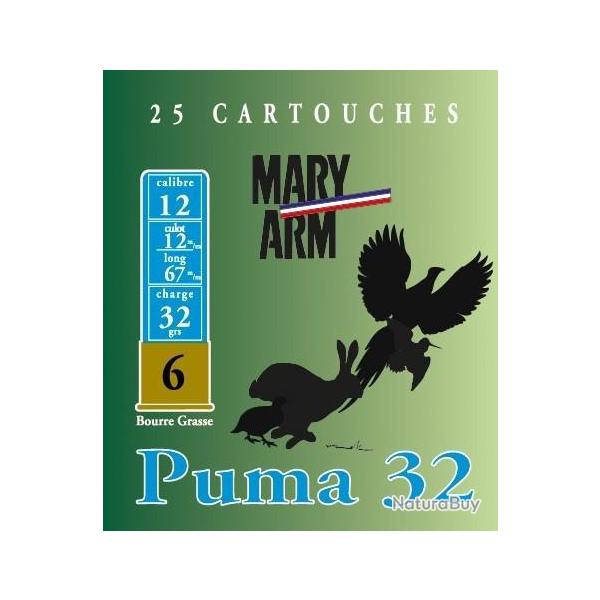 Cartouche Puma 32 Calibre 12 32 g Plomb