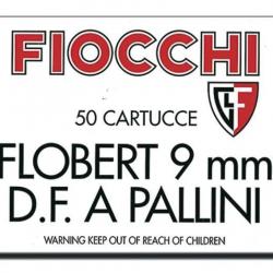 Cartouches 9 mm Flobert Fiocchi Double charge