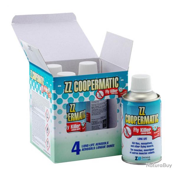 Pack 4 recharges d'insecticide Coopermatic