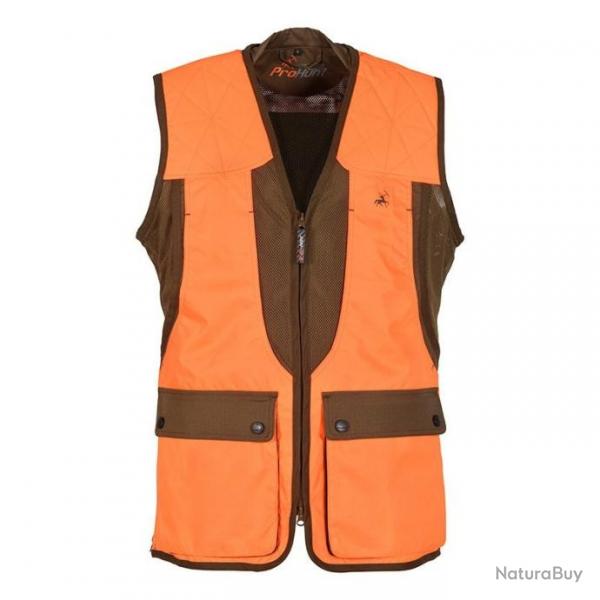 Gilet de chasse ProHunt Grouse Kaki Orange