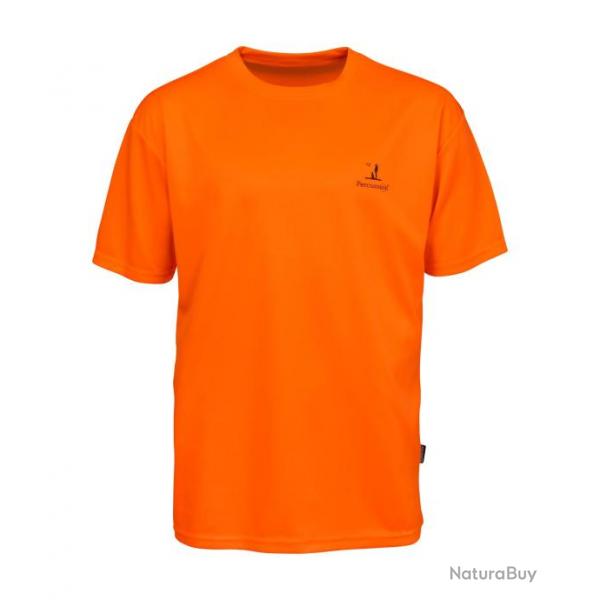 Tee shirt chasse Percussion fluo