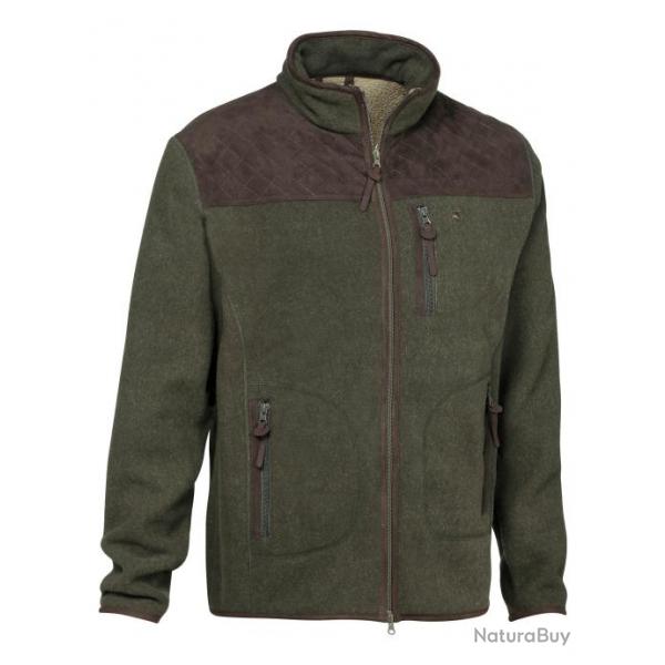 Blouson polaire Ligne Verney Carron Presly Kaki chin