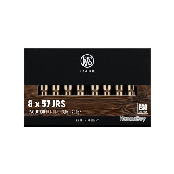 Cartouche RWS / cal. 8x57 JRS - Evo 13 g / 200 gr