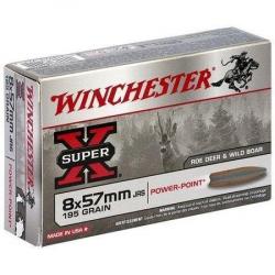 Cartouche Winchester / cal. 8x57 JRS - Super-X PP 12,6 g / 195 gr