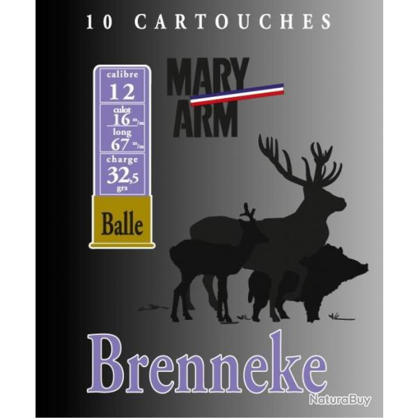 Cartouche Mary Arm Brenneke 16 / Cal. 16 - 27 g