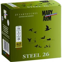 Cartouche Mary Arm Steel 26 / Cal. 16 - 26 g