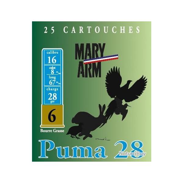 Cartouche Puma 28 Calibre 16 28 g Plomb