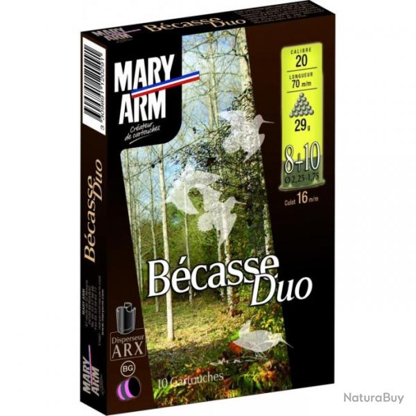 Cartouche Mary Arm Bcasse duo ARX / Cal. 20 - 29 g