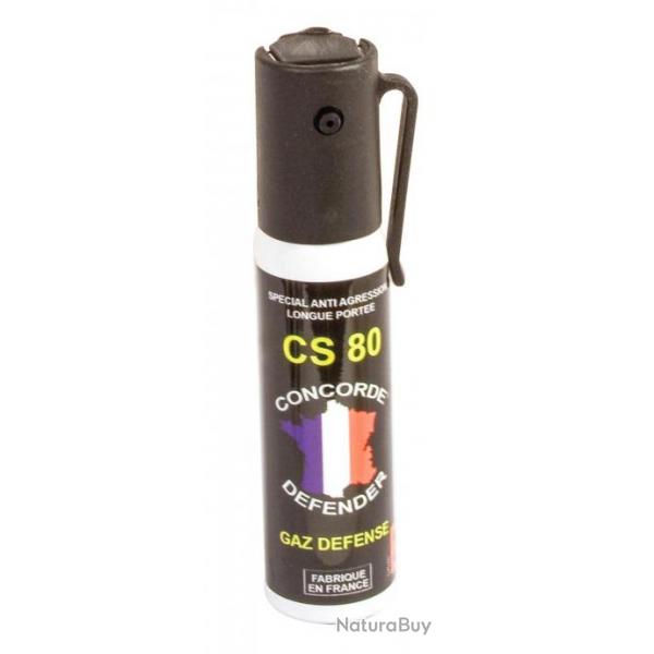 Bombe lacrymogne au gaz CS 25 ml