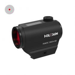 Viseur tubulaire point rouge Holosun HS403C solaire