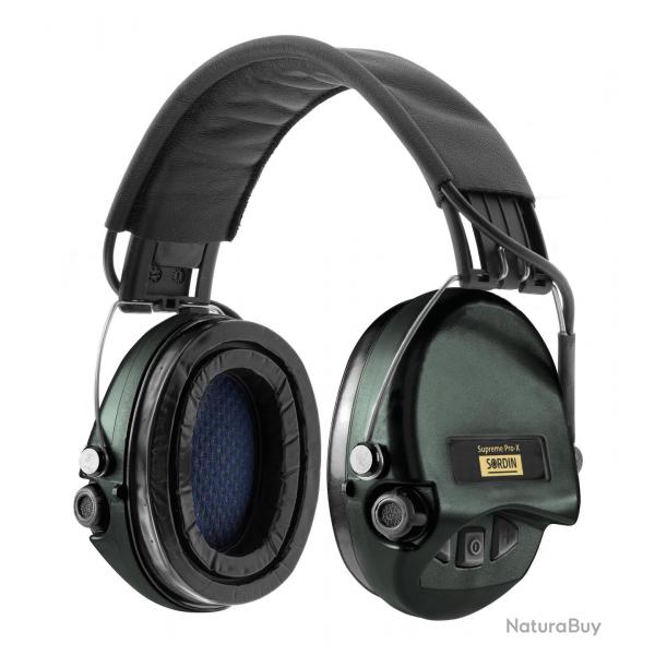 Casque antibruit MSA Sordin Supreme Pro-X Vert