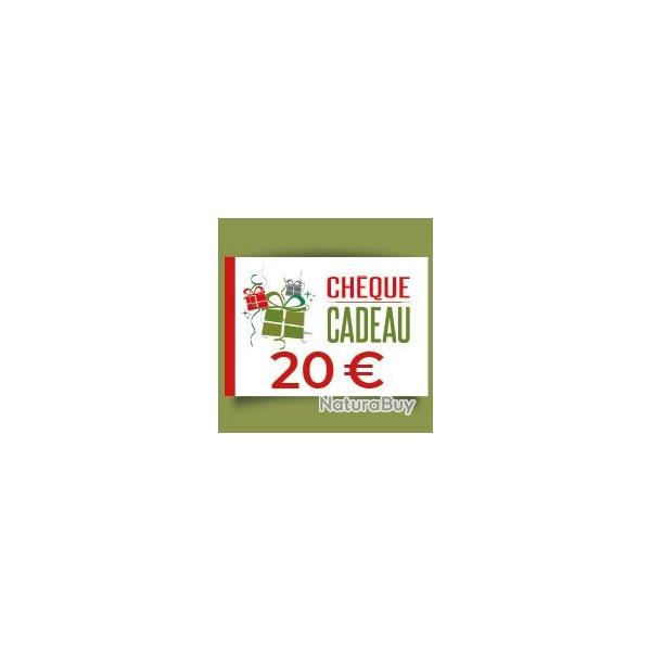 Chque-cadeau 20 &euro;